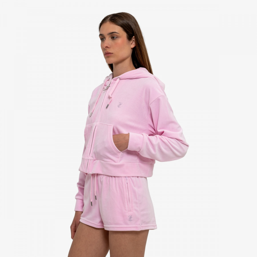 Juicy Couture Produkte ICCLE OUTLINE CROPPED HOODIE 