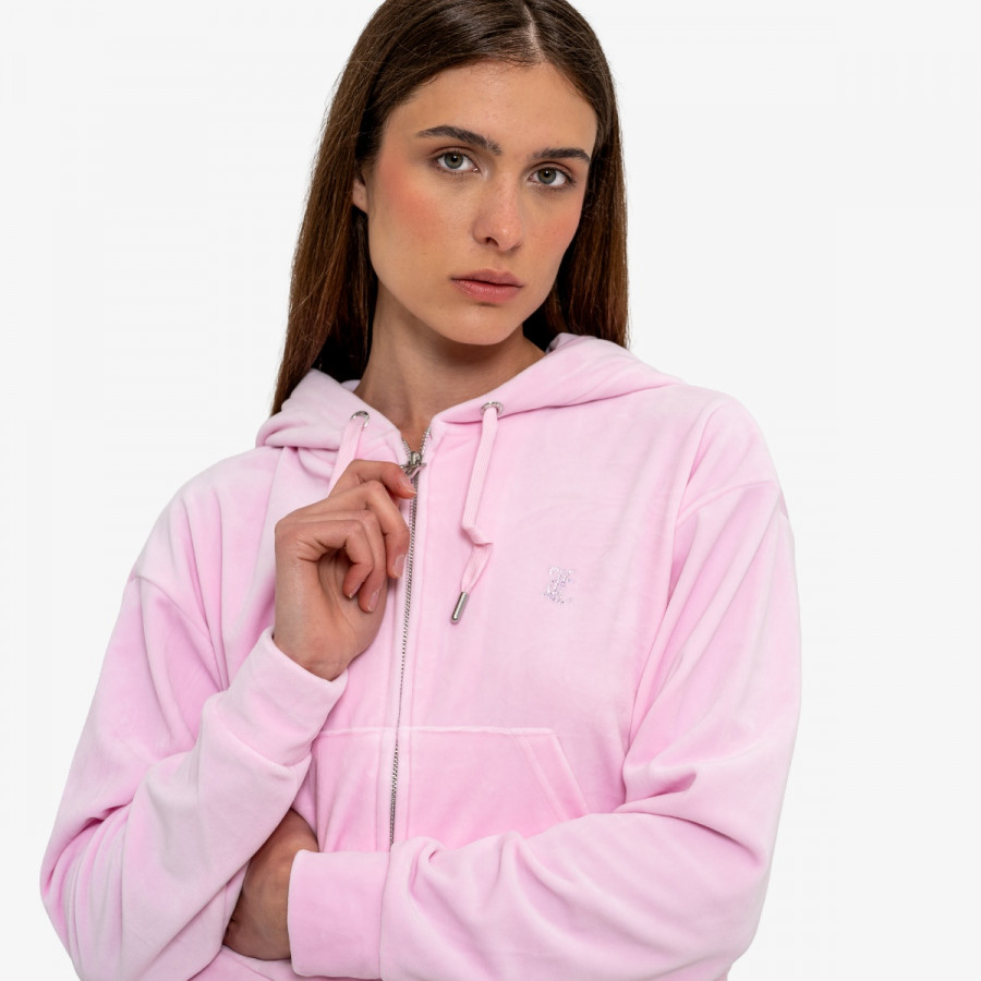 Juicy Couture Produkte ICCLE OUTLINE CROPPED HOODIE 