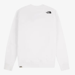 The North Face Bluza M DREW PEAK CREW TNF WHT/TNF BLK 