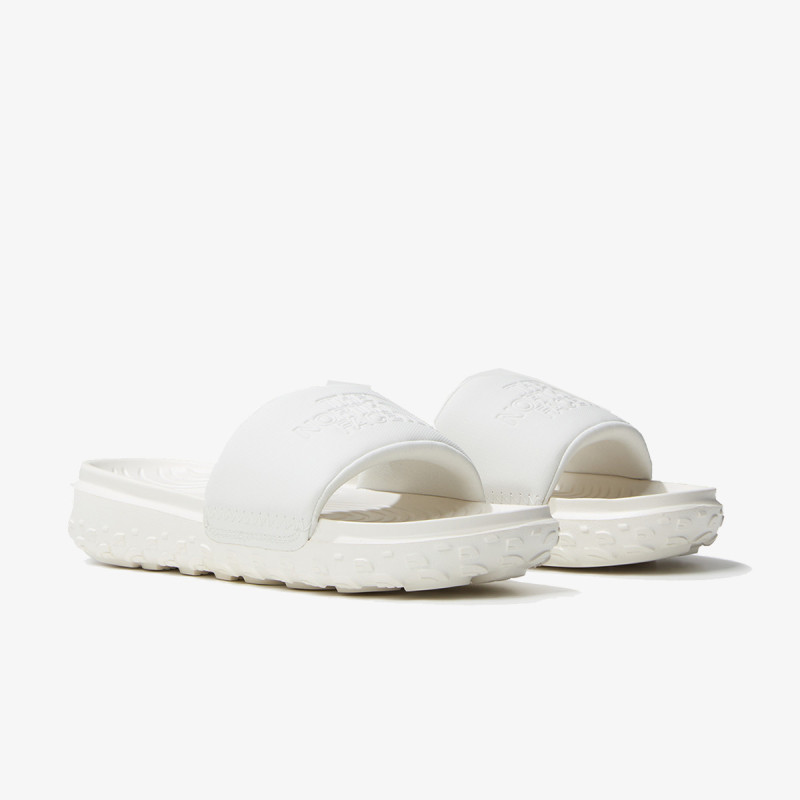 The North Face Shapka W NEVER STOP CUSH SLIDE WHITE DUNE/WHITE 