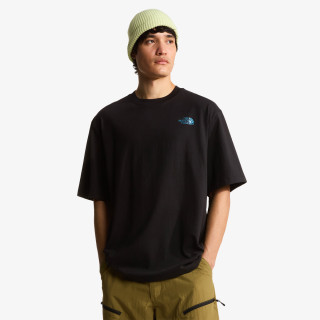 The North Face Bluzë LIQUID BOX NSE OVERSIZE SHORT SLEEVE 