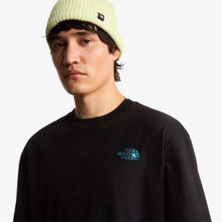 The North Face Bluzë LIQUID BOX NSE OVERSIZE SHORT SLEEVE 
