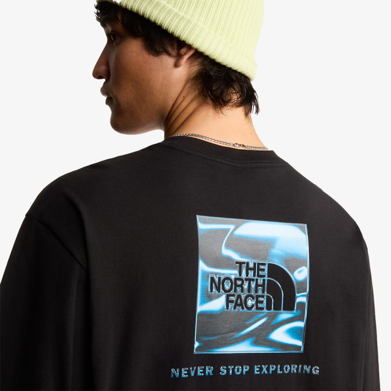 The North Face Bluzë LIQUID BOX NSE OVERSIZE SHORT SLEEVE 