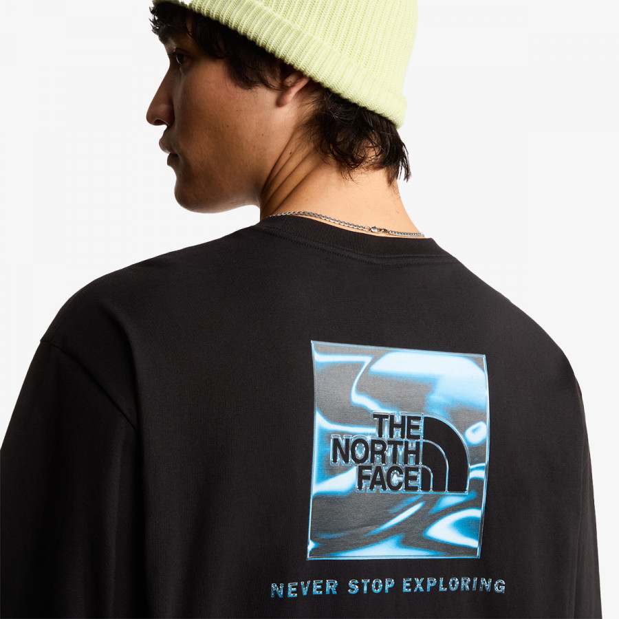 The North Face Bluzë LIQUID BOX NSE OVERSIZE SHORT SLEEVE 