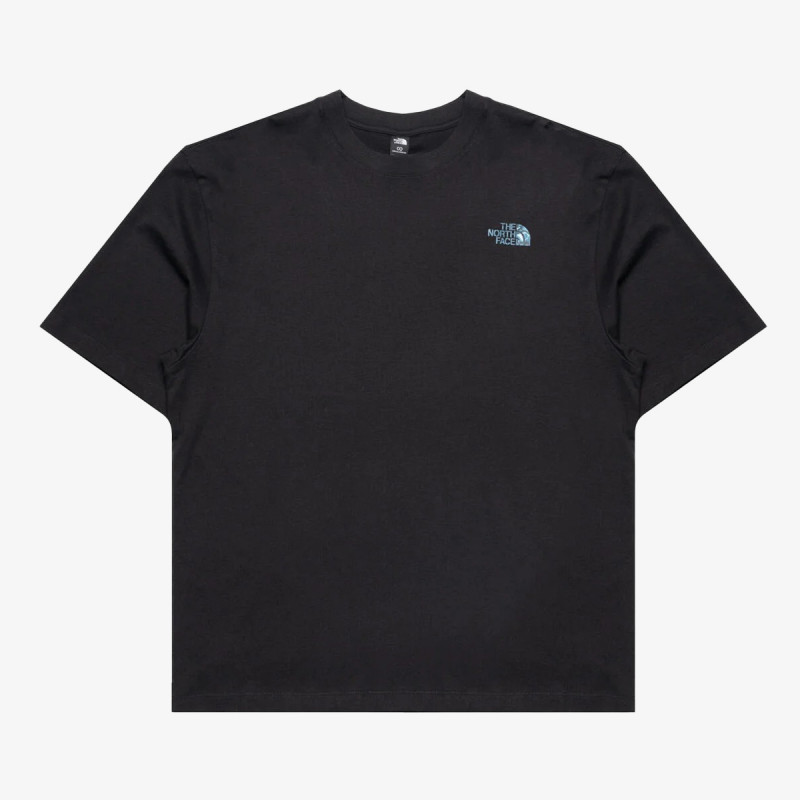 The North Face Bluzë LIQUID BOX NSE OVERSIZE SHORT SLEEVE 