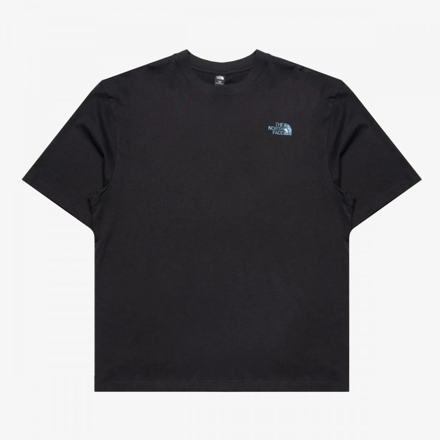 The North Face Bluzë LIQUID BOX NSE OVERSIZE SHORT SLEEVE 