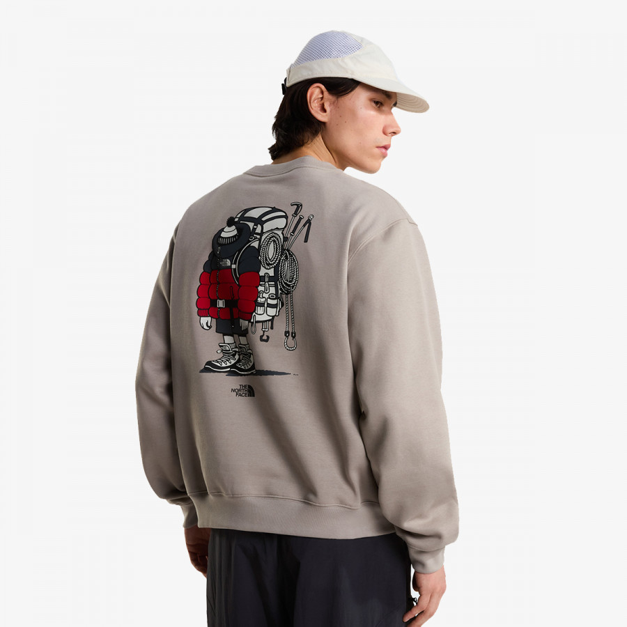 The North Face Bluzë U GEAR UP GET OUT RLX CREW-GRAPHIC 