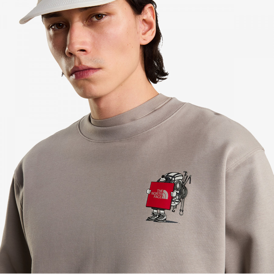The North Face Bluzë U GEAR UP GET OUT RLX CREW-GRAPHIC 