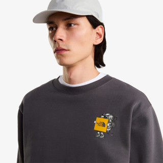 The North Face Bluza U GEAR UP GET OUT RLX CREW-GRAPHIC 