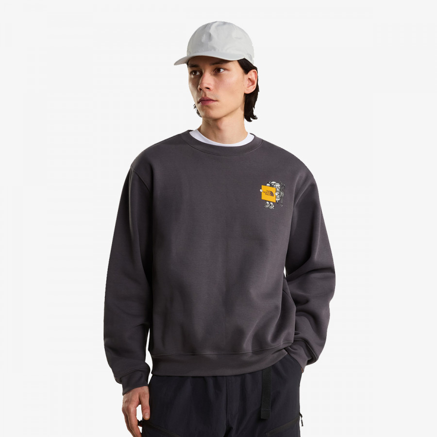 The North Face Bluza U GEAR UP GET OUT RLX CREW-GRAPHIC 