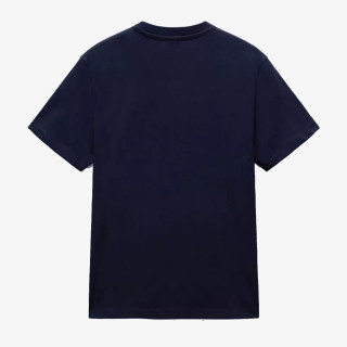 Napapijri Bluzë S-BOX LOGO SS 176 BLU MARINE 