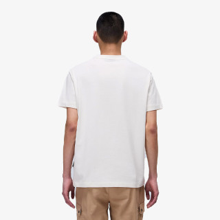 Napapijri Bluzë S-BOX LOGO SS N1A WHITE WHISPER 