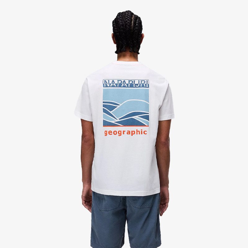 Napapijri Bluzë S-SOVANA SS 206 WHITE HERON 