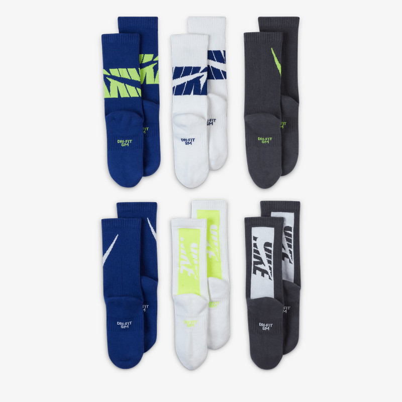 Nike Çorape Y NK ED CSH CREW 6P - 144 GFX 
