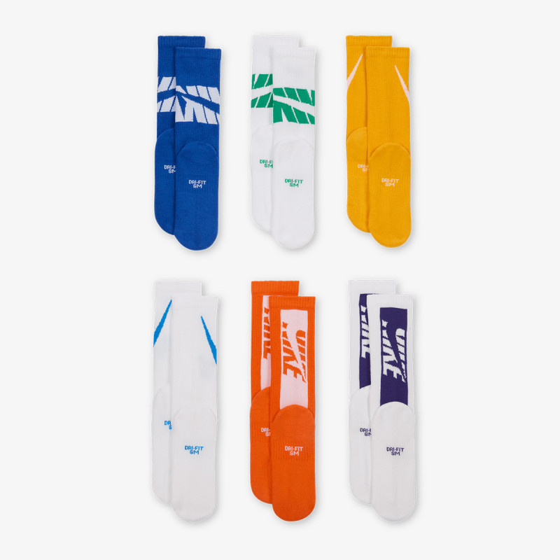 Nike Çorape Y NK ED CSH CREW 6P - 144 GFX 